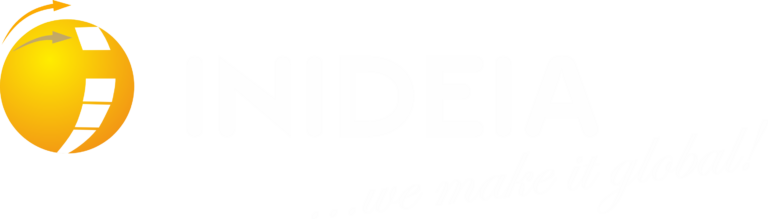 Logotipo Inideia Horizontal Branco